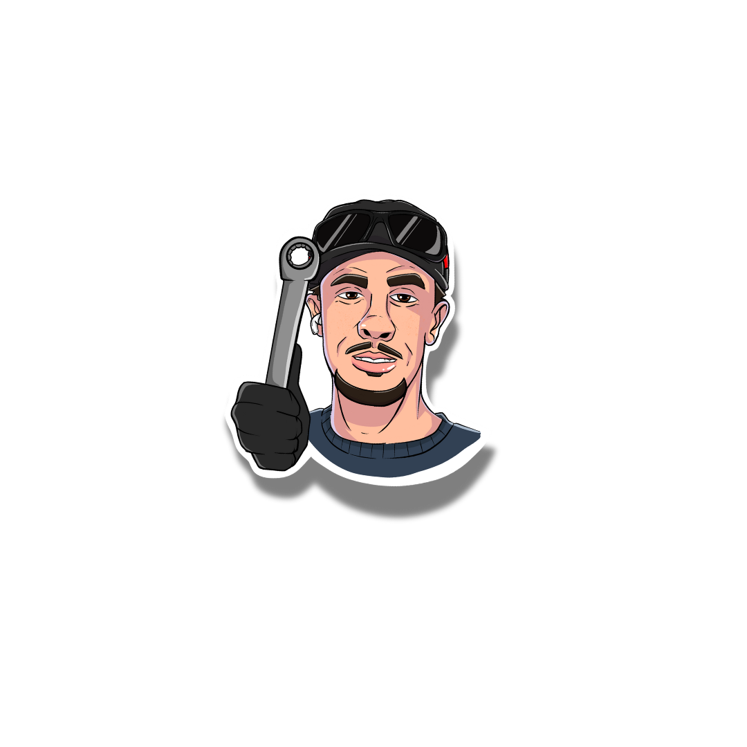 Ty The Car Guy Face Shoe Pin