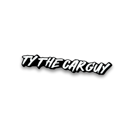 Ty The Car Guy Sticker